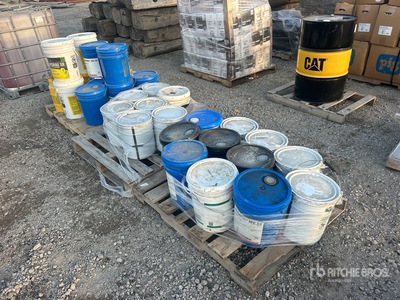 Quantity of (3) Pallets of Hydraulic Fluid, Chemicals