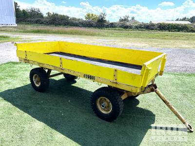 9 ft. x 4 ft. Industrial Utility Wagon Dolly Cart Trailer