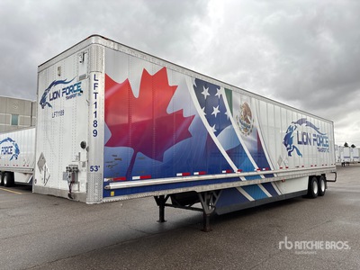 2024 Wabash 53 ft x 102 in T/A Van Trailer