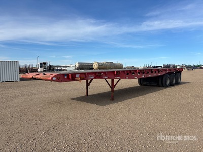 1998 Peerless 48 ft Tri/A Flatbed Remorque pour champ pétrolifère