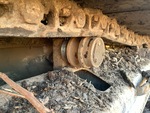 Undercarriage with Left Carrier Rollers