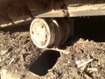 Undercarriage with Right Carrier Rollers