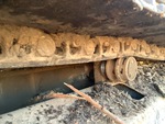 Undercarriage with Left Track Links