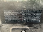 Engine with Emission Control Label