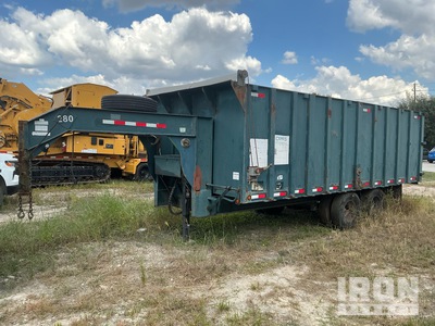 2006 Cascade Custom Gooseneck 20 ft 0 in T/A Demolition End Dump Trailer