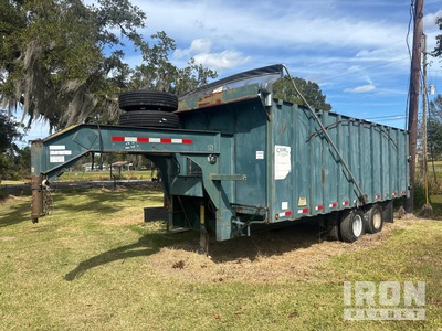 2006 Cascade Custom Gooseneck 20 ft T/A End Dump Trailer