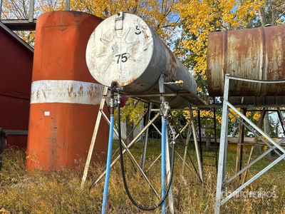 1000 gal Skid Mounted Steel Gasoline Fuel Tank