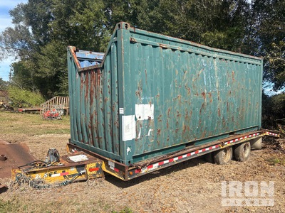1994 Dynweld 31278U-9 25 ft T/A Plant Trailer