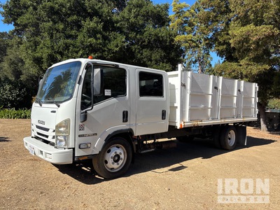 2018 Isuzu NPRHD 4x2 Crew Cab Kipper-Lkw