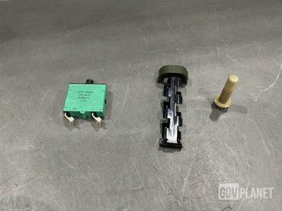 (3) Circuit Breakers, (5) Battery Trays, (16) Shear Bolts & Assorted Items