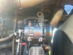 Engine with A/C Compressor