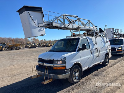 2010 Telelift TTS25-5-GY 35 ft on 2011 Chevrolet Express 3500 4x2 Kastenwagen mit Hubarbeitsbühnen
