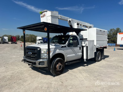 2011 Versalift 12.2 m on 2014 Ford Explorer 4x4 Forestry Chipper Body Camión con Canastilla