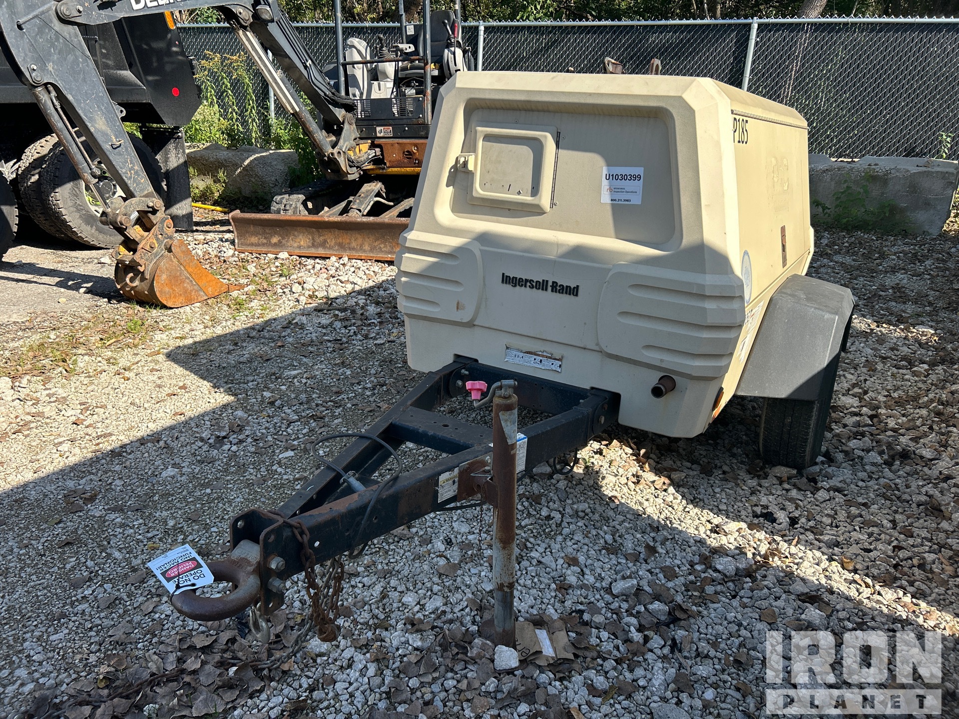 2012 (unverified) Ingersoll-Rand P185WJD 183 cfm Mobile Air Compressor
