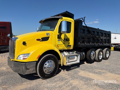 2018 Peterbilt 579 8x4 Tri/A Dump Truck