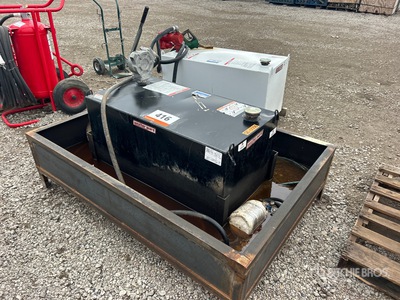 Quantity of (2) Skid Mounted Steel Diesel Fuel Tank