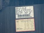 General Appearance with Refrigeration Unit Serial Number