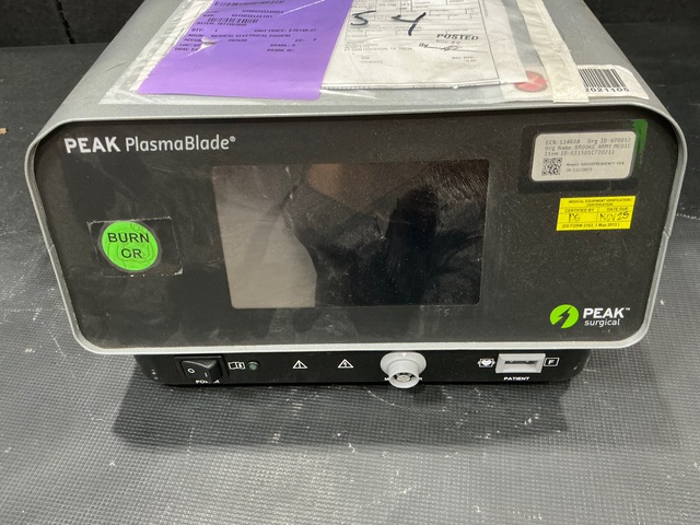 Medtronic PEAK PlasmaBlade PULSAR Generator Medtronic PEAK PlasmaBlade PULSAR Generator