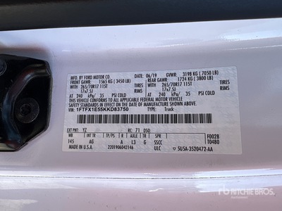 2019 Ford F-150 XL 4x4 Extended Cab Pickup