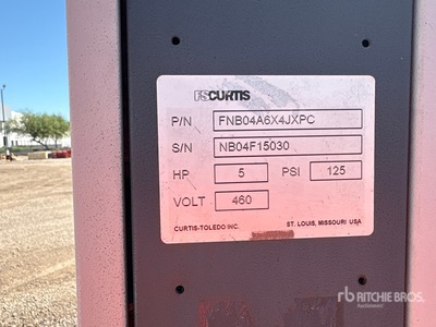 FS Curtis Skid-Mounted Electric 60 gal Luftkompressor