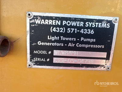 Warren Power Systems WCW84MH Light Tower