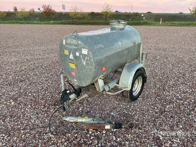 2007 ECIM 130AF 1000 L S/A Citerne Water Tank Trailer