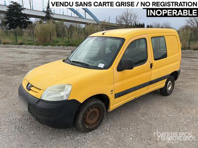 2006 Peugeot Partner 1.6HDI Vehicule Utilitaire Cargo Van (Inoperable)