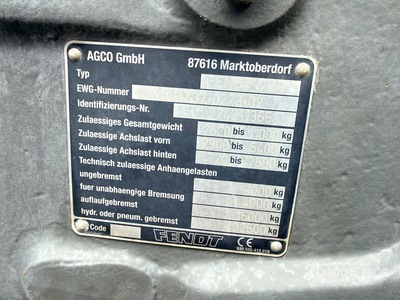 2008 Fendt 712 Vario TMS 4WD Tractor