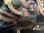 Engine with A/C Compressor