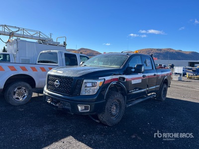 2017 Nissan Titan 4x4 Crew Cab Pickup (Inoperable)