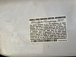 Engine with Emission Label