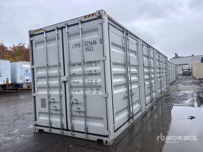 2026 40 ft High Cube Multi-Door Storage Container