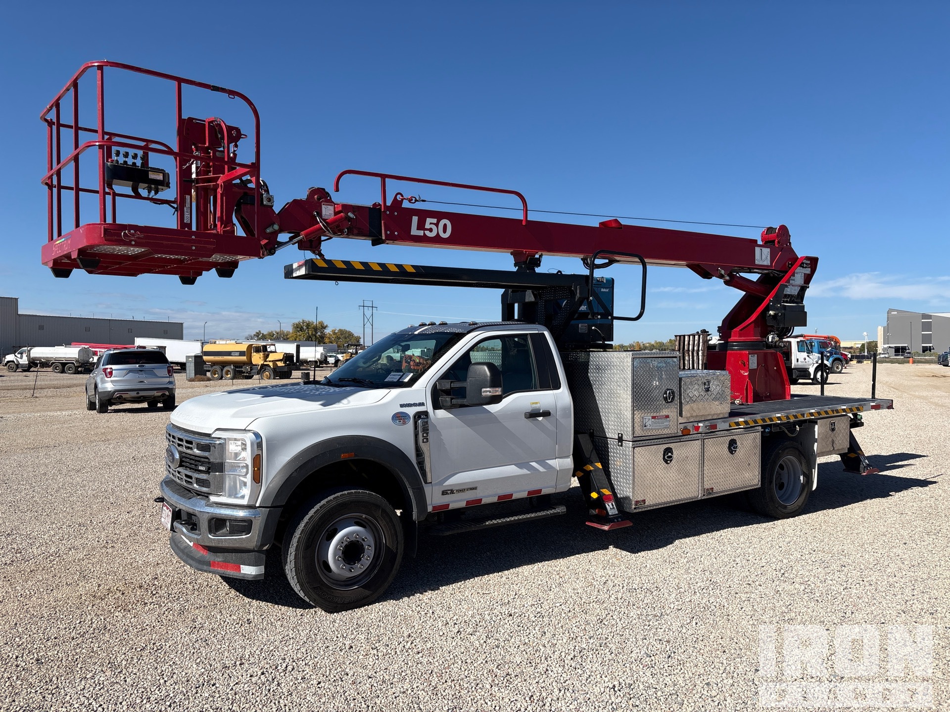 Elliot L50R 45 ft on 2024 Ford F-600 XL 4x2 Bucket Truck