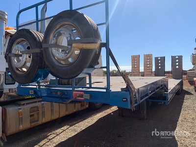 2013 RES Trailers Extendable Hydraulic Widening Rimorchio a pianale