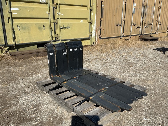 (6) Arrow Material Handling 732-4-48A19016 Shaft-Mounted Telehandler Forks