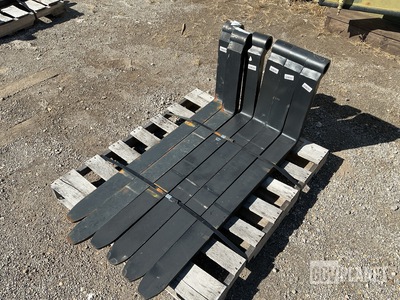(6) Arrow Material Handling 732-4-48A19016 Shaft-Mounted Telehandler Forks