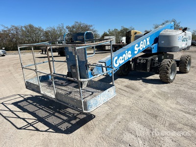 2016 Genie S-60X 4WD Diesel Piattaforma monobraccio
