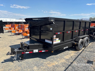 2027 Denton DT07144 14 ft T/A Dump Utility Trailer