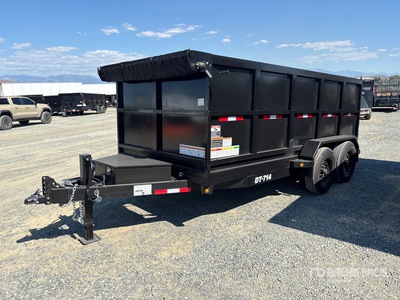 2027 Denton DT07144 14 ft T/A Dump Utility Trailer