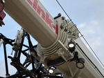 Crane Superstructure with Wear Pads