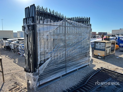 Quantity of (6) 2026 SUNTOP S0720 20 ft Wrought Iron Bi-Parting Driveway Gate (Unused)