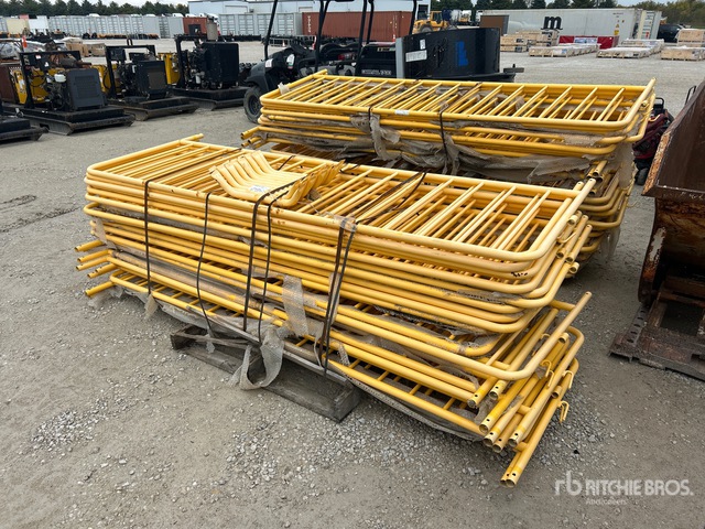 Quantity of (56) 8 ft 4 in x 3 ft Steel Livestock Gate