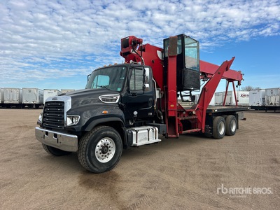 Manitex 28102SX 30 ton Straight Boom on 2015 Freightliner 114SD 6x4 Crane Truck