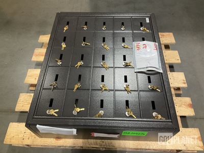 Multi-Compartment Cell Phone Storage Locker Cabinet