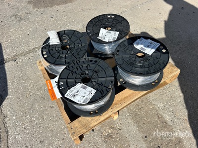 Quantity of (4) Southwire 8AWG Spools of 8 AWG Copper Wire Varios, telefonia fija (Unused)