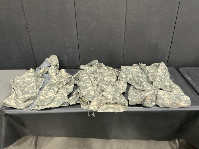 (54) Wet Weather Jackets, (24) Wet Weather Parkas & Assorted Items
