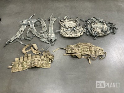 (27) Enhanced Frame Shoulder Straps, (18) Assault Packs & Assorted Items