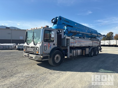 2012 Schwing 2023-4 SX 39 m on 2012 Mack MRU613 6x4 Concrete Pump Truck