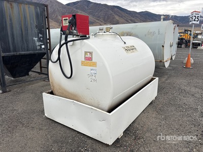 500 gal Skid Mounted Steel Réservoir de carburant