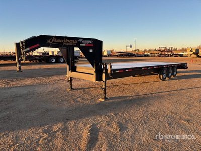 2022 Rainbow 30 ft Tri/A Gooseneck Equipment Trailer